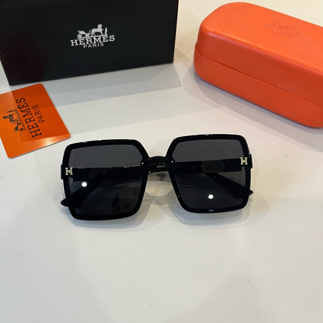 Hermes Square Frame Sunglasses