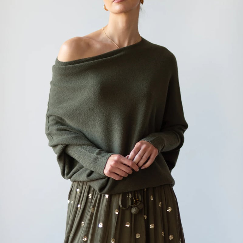 ✨Asymmetric Draped Jumper