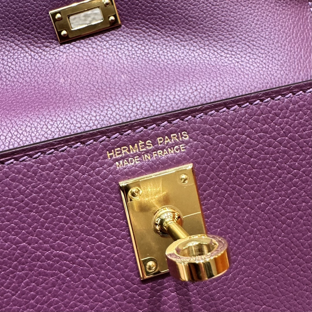 Hermes kelly danse P9Anemone handbag (handmade to order)