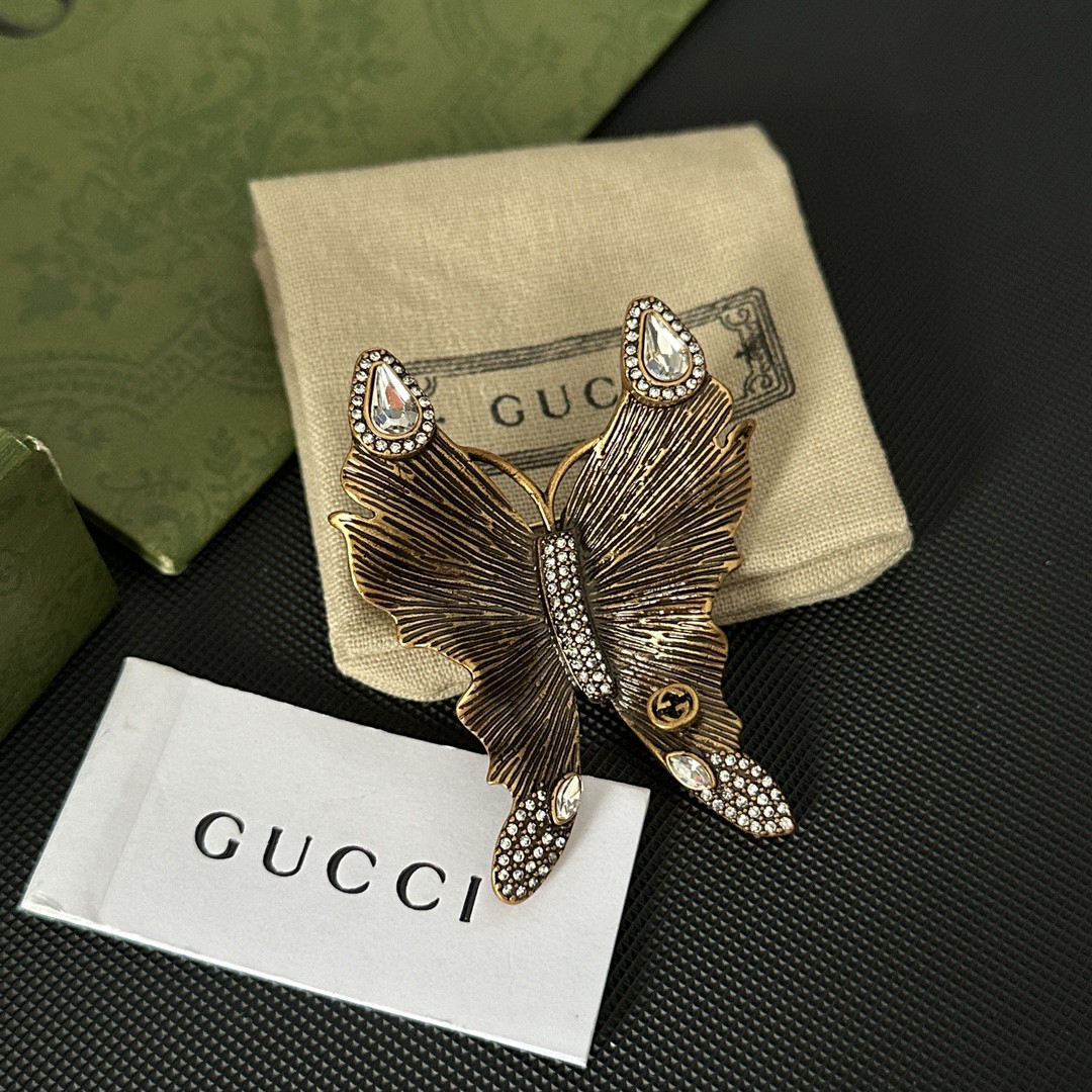 Gucci Butterfly Vintage Brooch