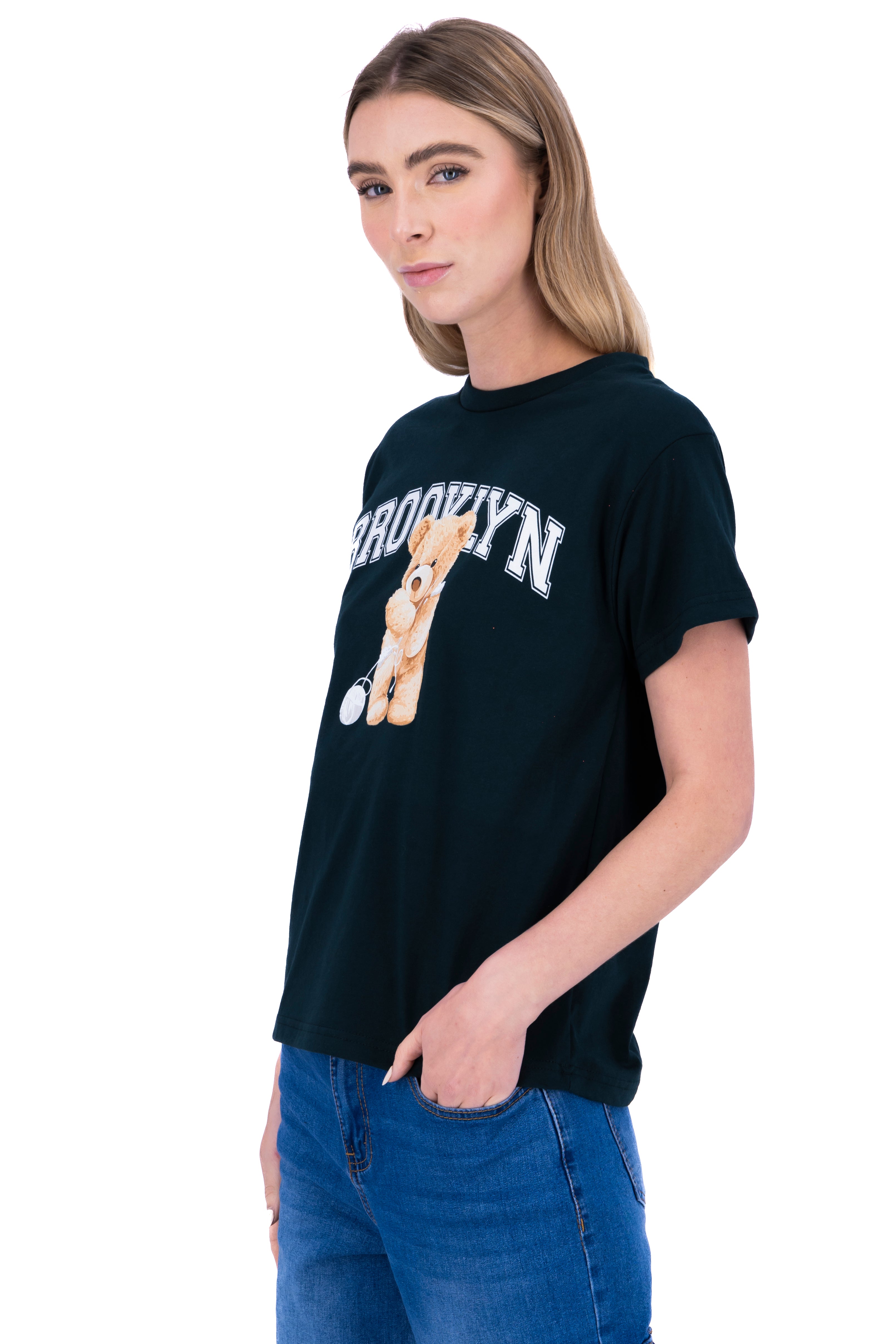 Brooklyn bear print tshirt