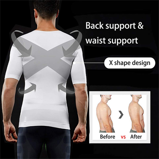 🔥Summer Limited Time🔥 2021 MEN'S SHAPER SLIMMING COMPRESSION T-SHIRT