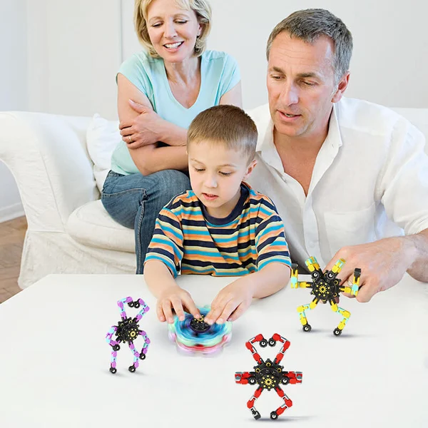 (🔥Hot Sale Now-SAVE 50% OFF)-DIY  Transformable Fingertip Anxiety Stress Relief Toy