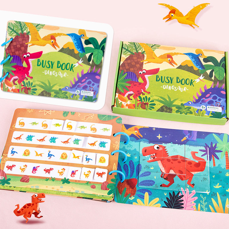 (🔥Last Day Promotion-SAVE 60% OFF)👦Children's Enlightenment Quiet Paste Book Montessori Sensory Toy Book-BUY 2 GET 10% OFF & FREE SHIPPING