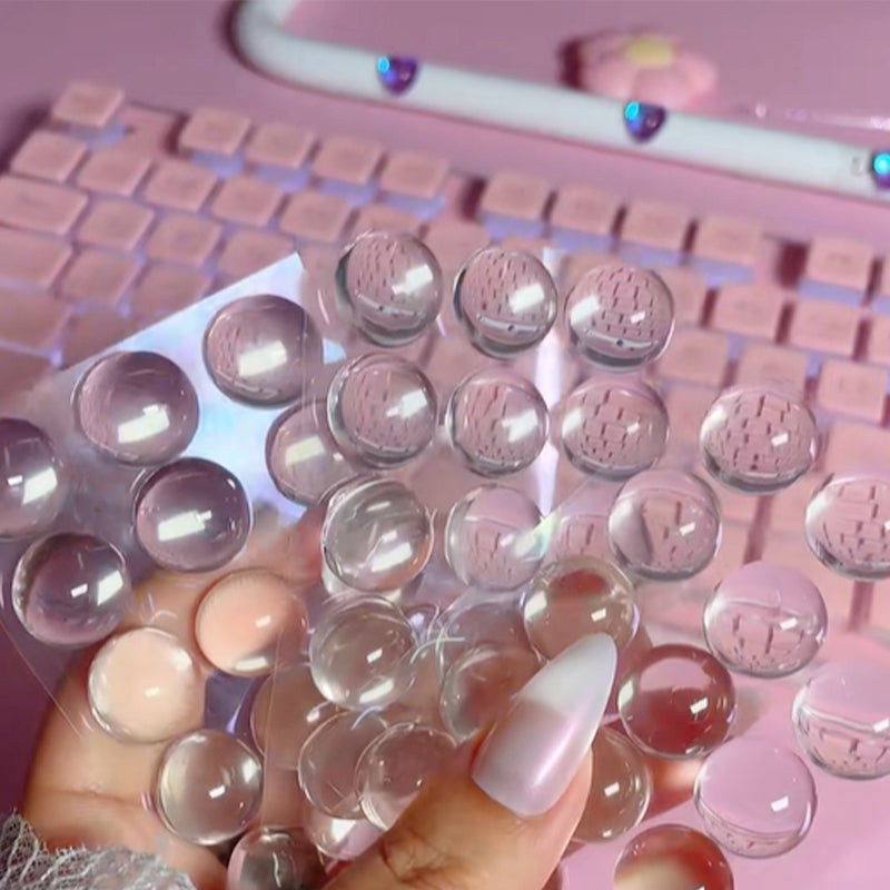 Self-Adhesive Clear Silicone Bumpers Set