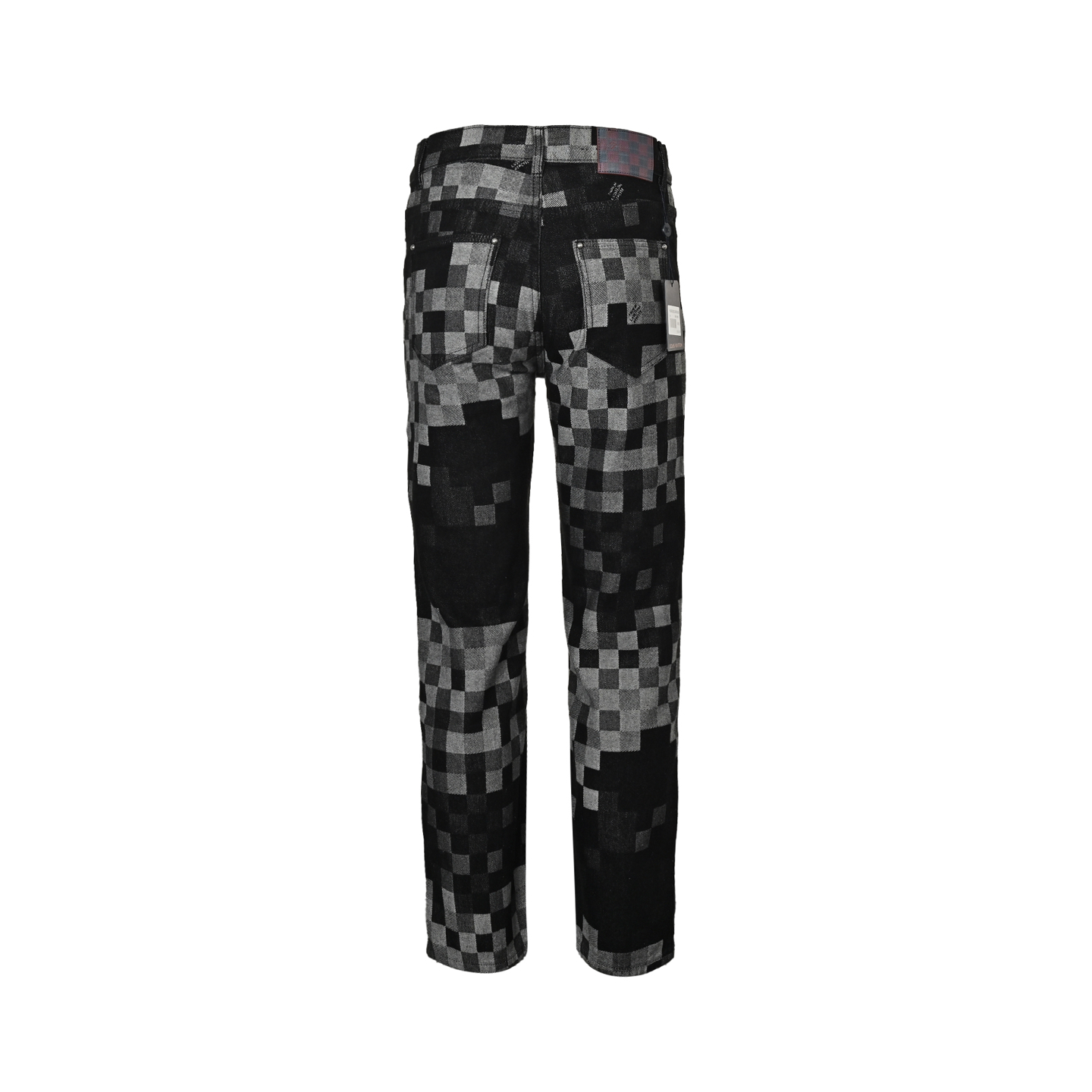 Louis Vuitton Mosaic Pharrell Collaboration Washed Black Jeans