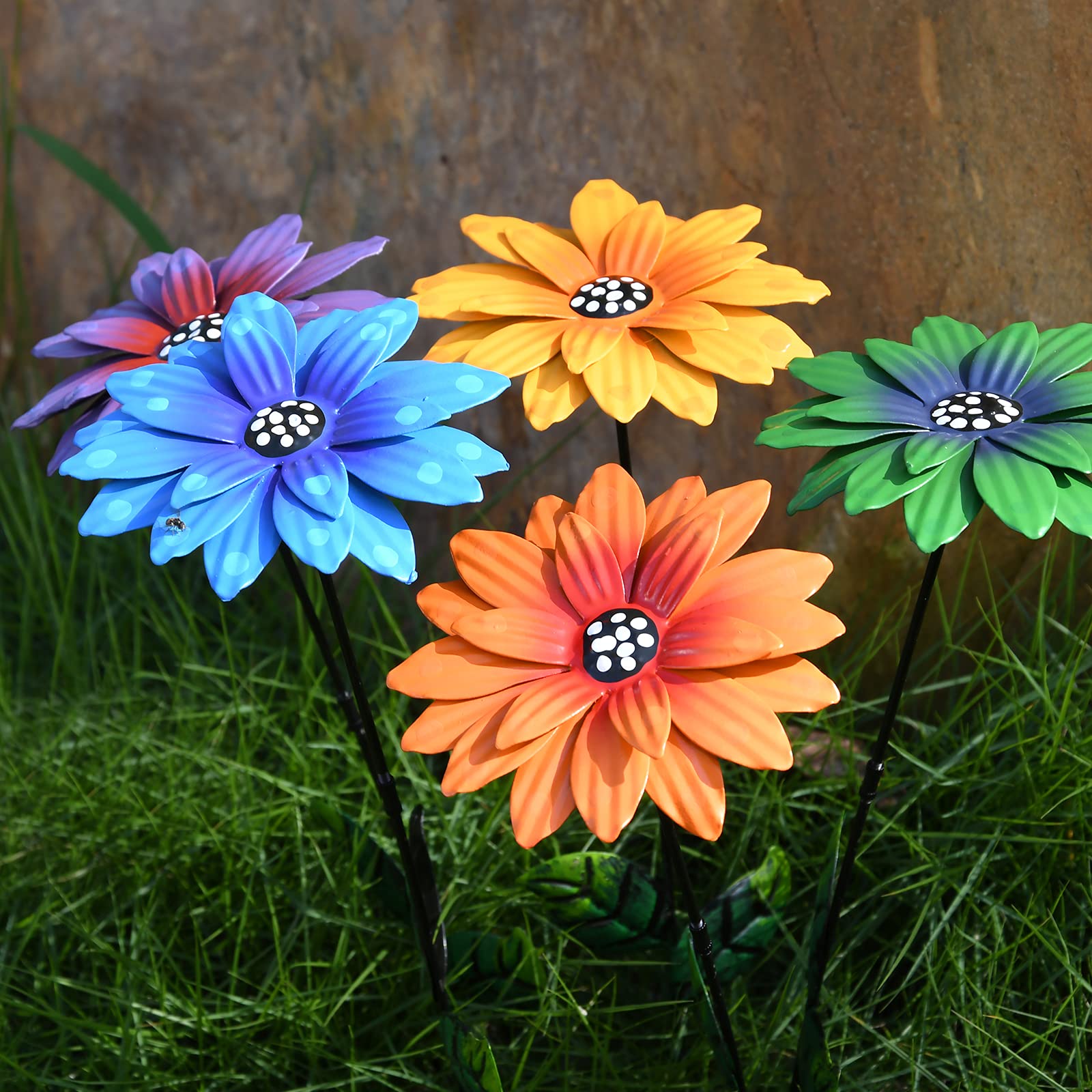 🔥Last Day Promotion - 50% OFF🔥Metal Flowers Garden Stakes-Buy 6  Get 15% Off & Free Shipping
