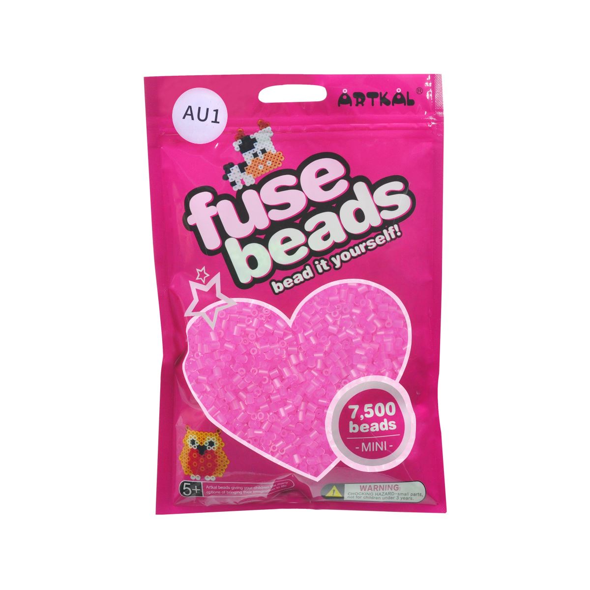 (AU1-AU4) A-2.6mm 7500P single pack mini artkal beads