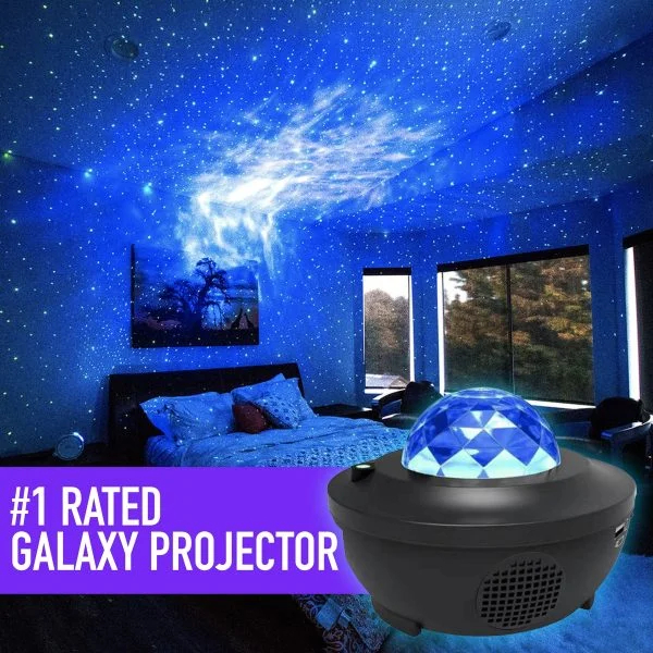 (🔥Last Day Promotion-SAVE 50% OFF)✨Galaxy Projector with Bluetooth Music Speaker-BUY 2 GET 10% OFF & FREE SHIPPING！