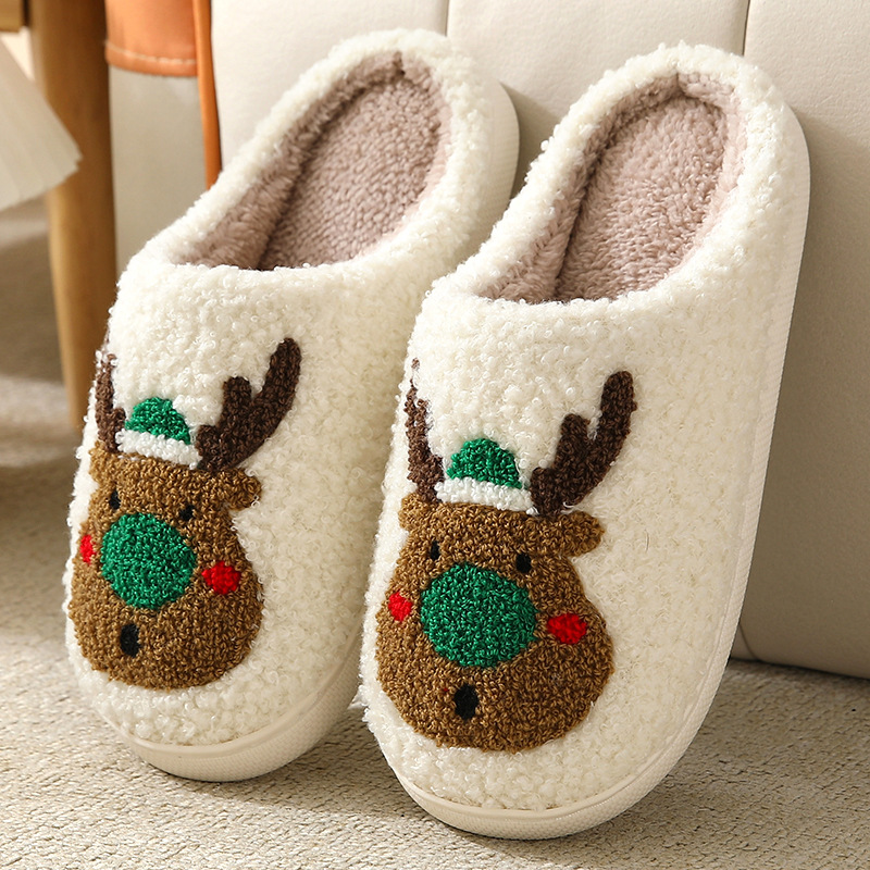 🔥Last Day Sale-48% OFF🎁Women Fluffy Christmas Shoes-BUY 2 FREE SHIPPING