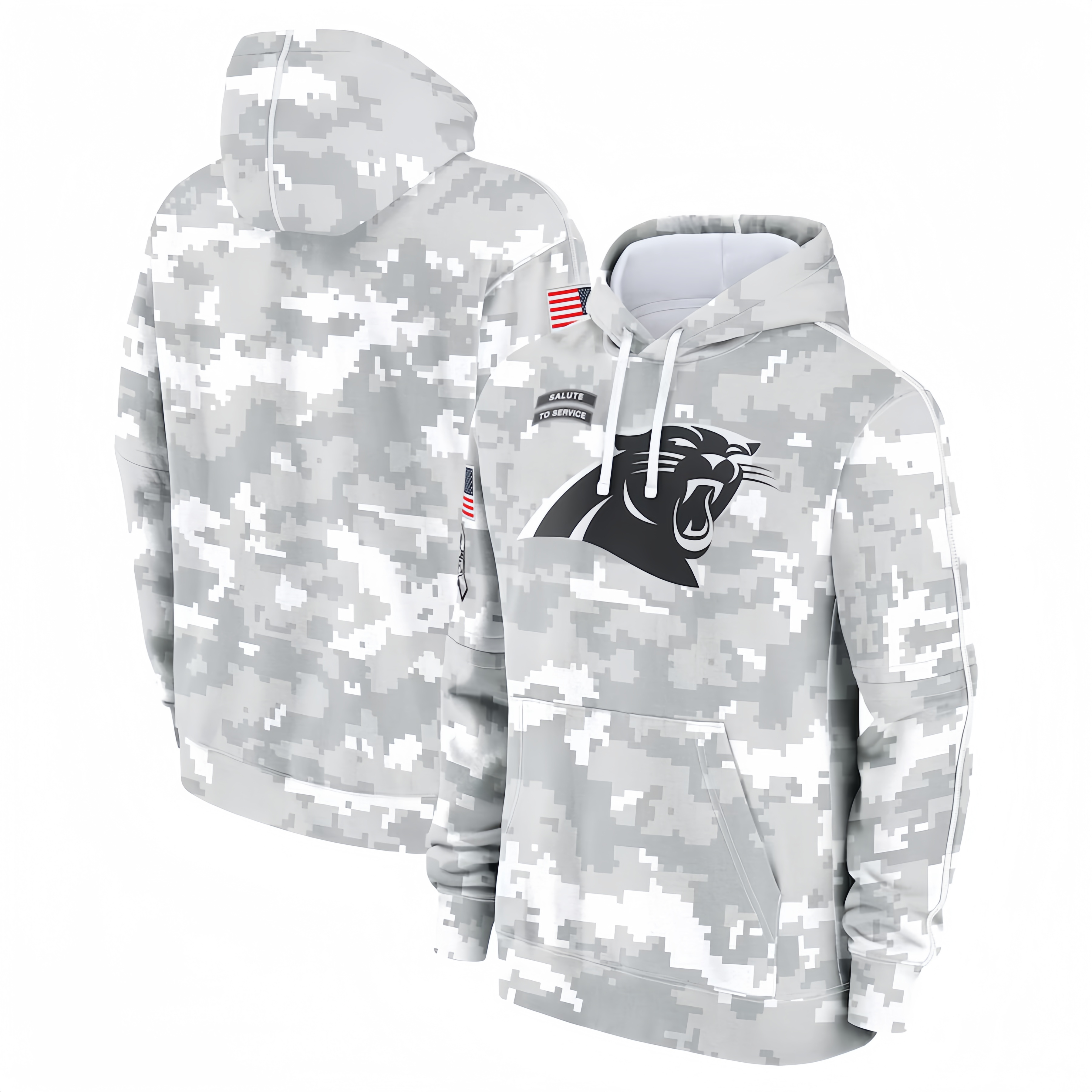 CAROLINA PANTHERS HEAVYWEIGHT HOODIE VETERAN01