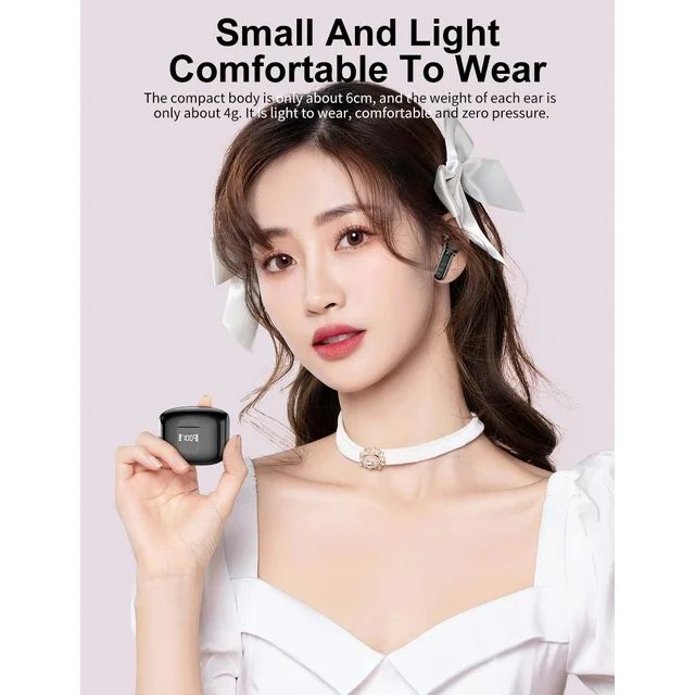 Wireless Earbuds, Bluetooth 5.3 Headphones HiFi Stereo, 40H Playtime in-Ear Earbud, Bluetooth Earbuds with LED Power Display, IP7 Waterproof Wireless Earphones Sport Headset for Android iOS