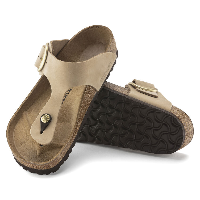 Gizeh Big Buckle Nubuck Leather B-23831