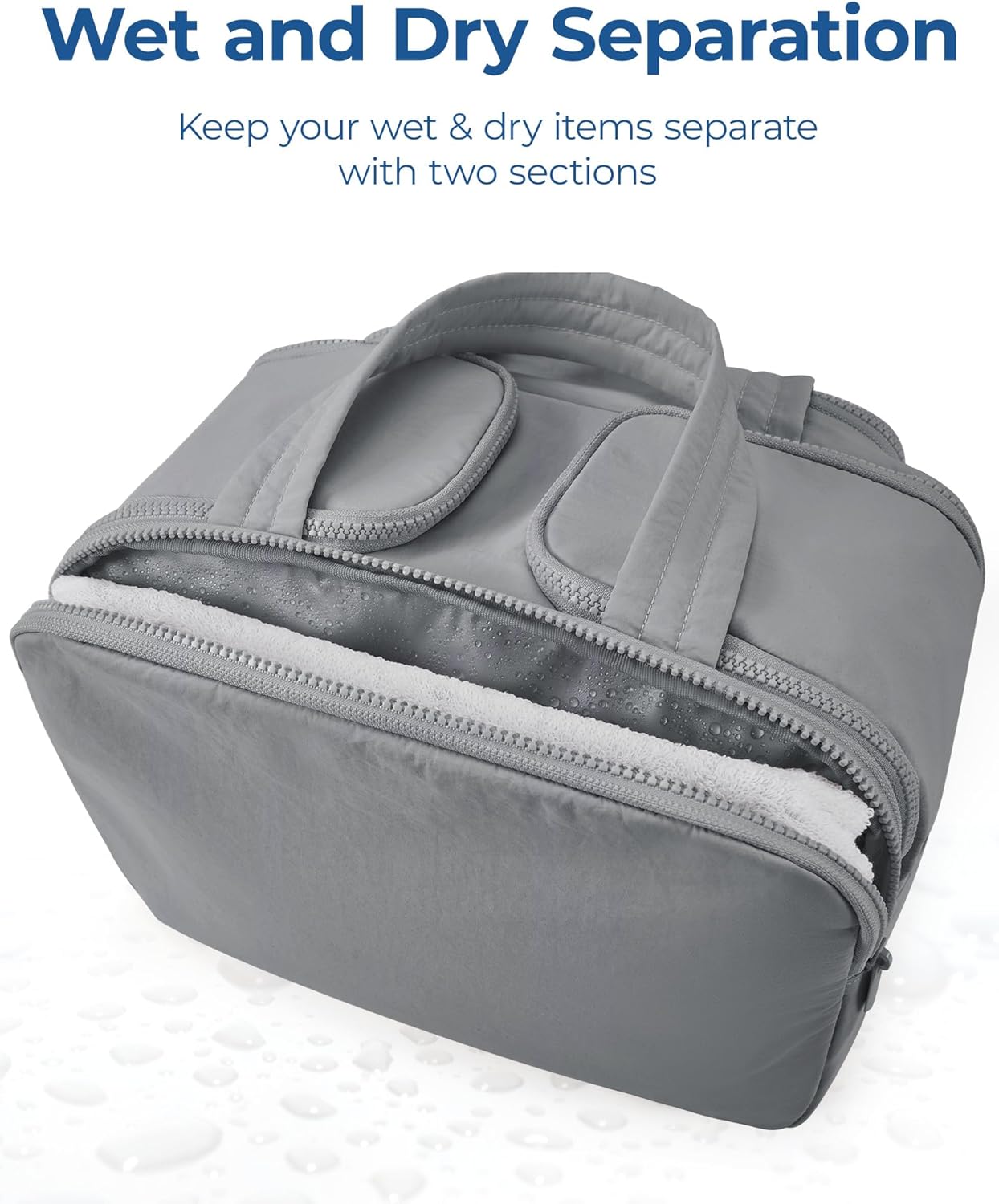 🔥On Sale🔥Lightweight Large Wide-open Travel Toiletry Bag