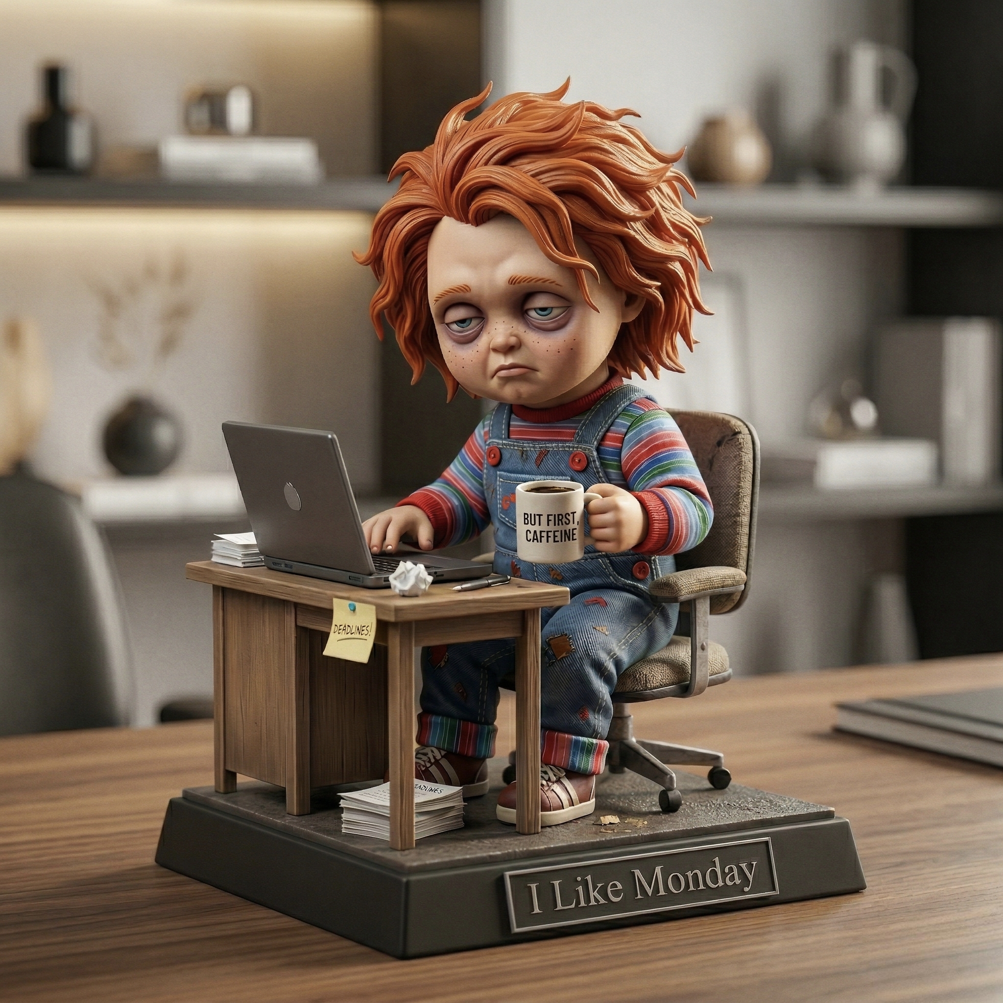 Chucky But First, Caffeine – Monday Killer Figure! ☕🔪