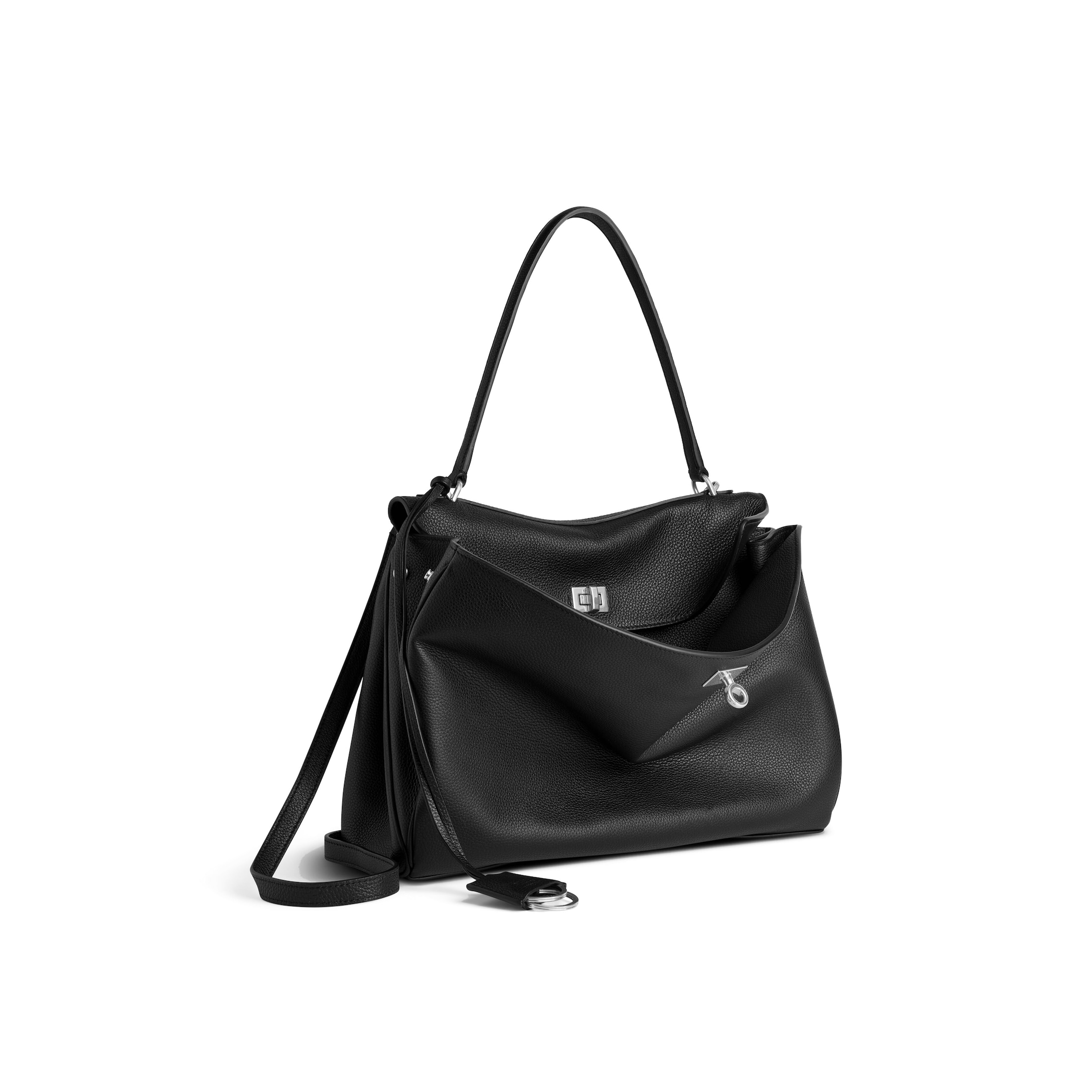 Balenciaga Women's Rodeo Handbag Medium Grained Calfskin7897722AA4U1000