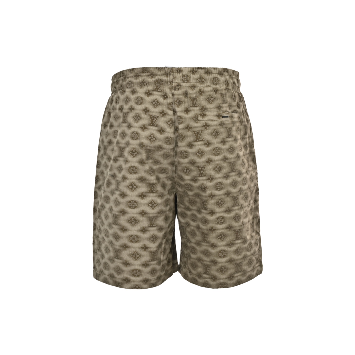 Louis Vuitton 25ss all over blurry lettering print shorts