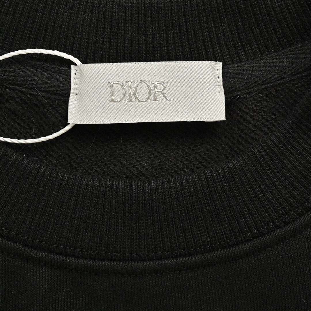 Dior 24Fw lettering print crew neck sweatshirt