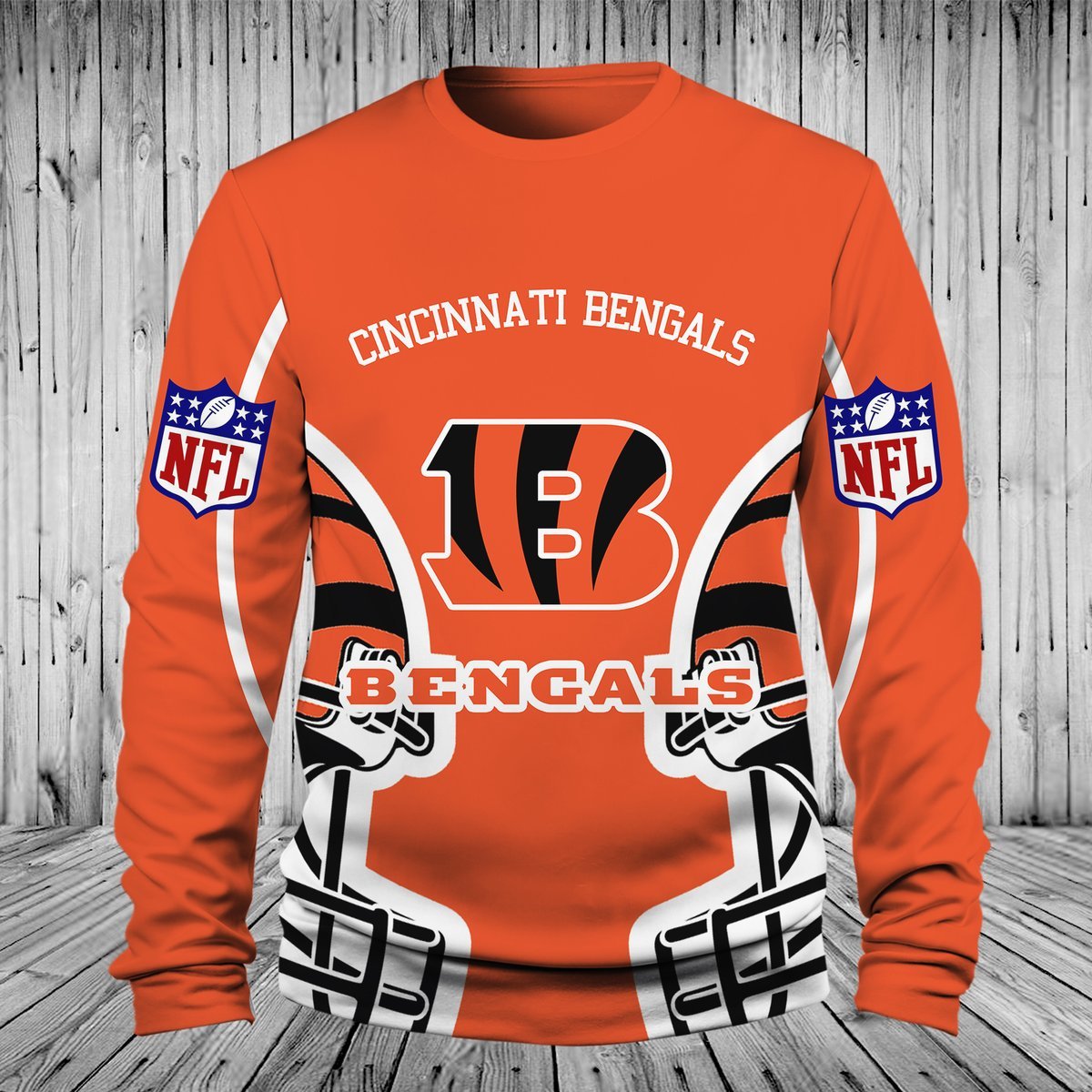 BENGALS HOODIE 3D 25