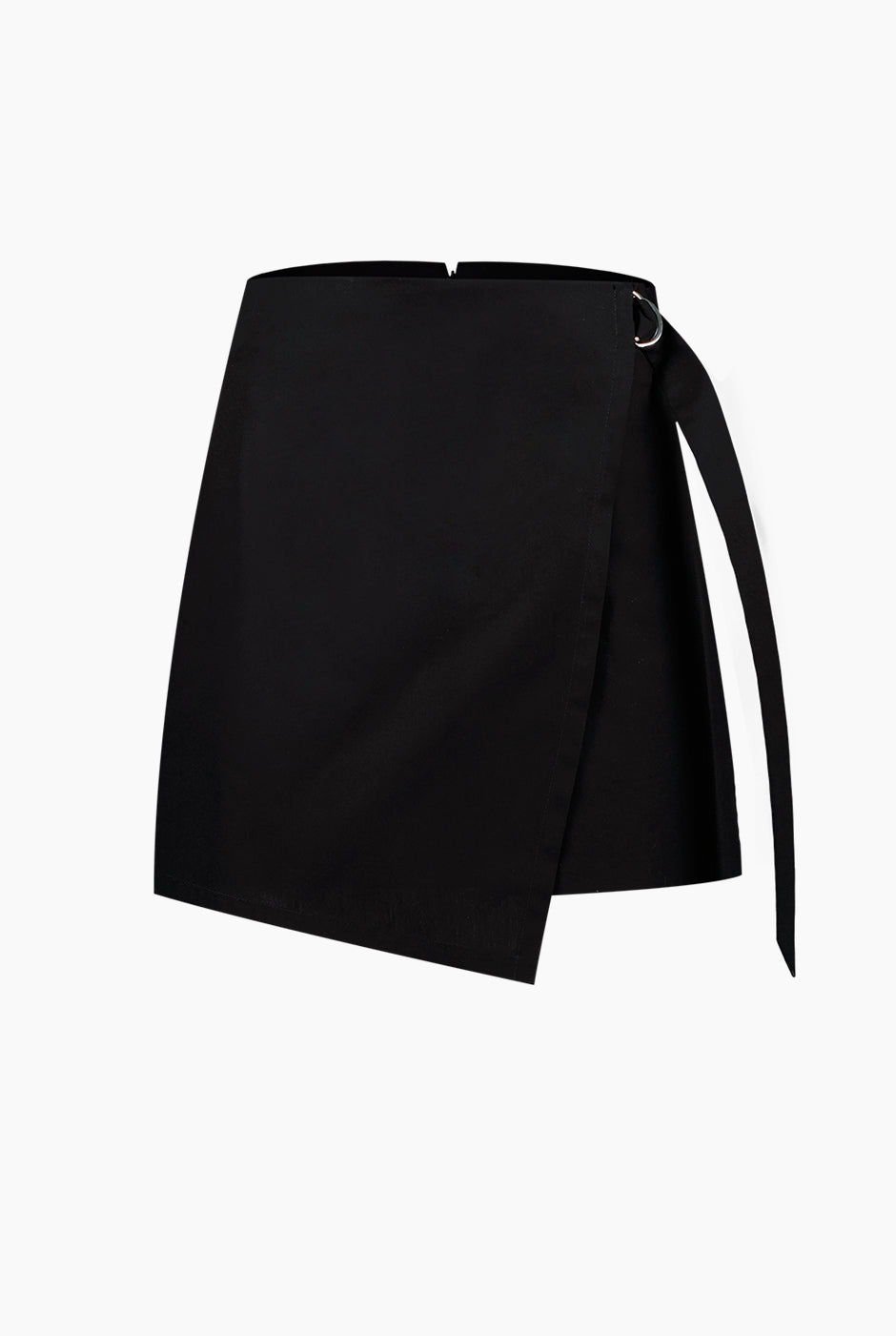 Short falda con abertura simulada frontal