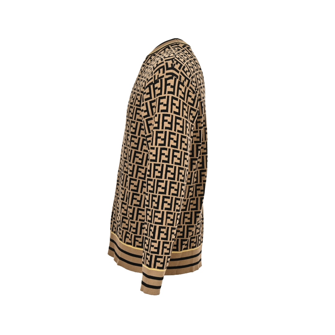 Fendi 24Fw FF all-over jacquard sweater