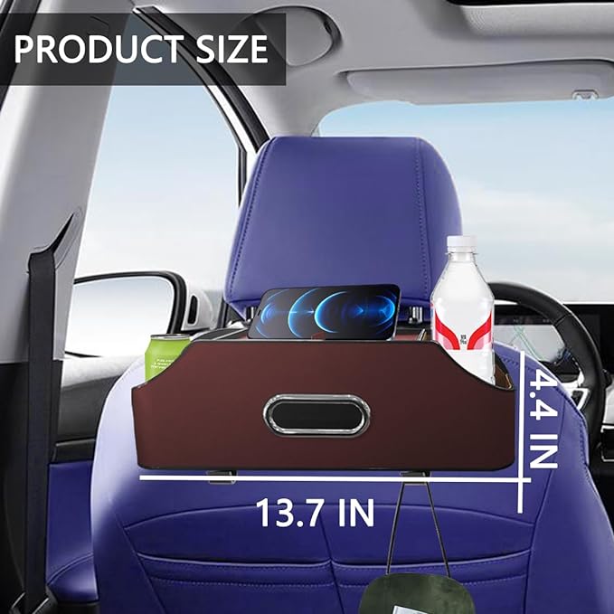 Organizer with Cup Holder and Tissue Box