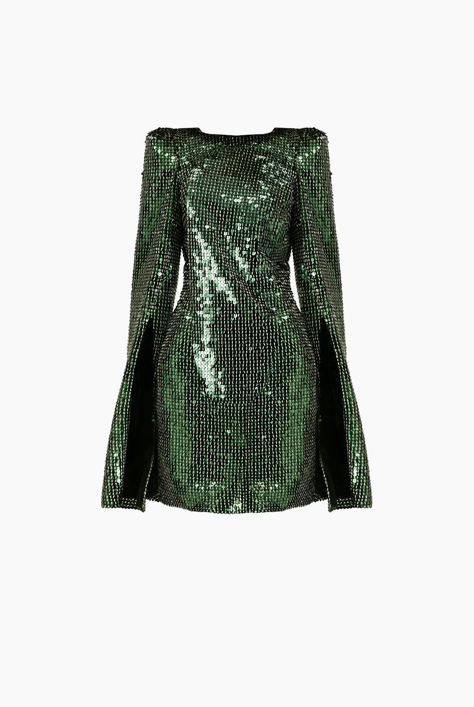 Vestido de manga larga maxi