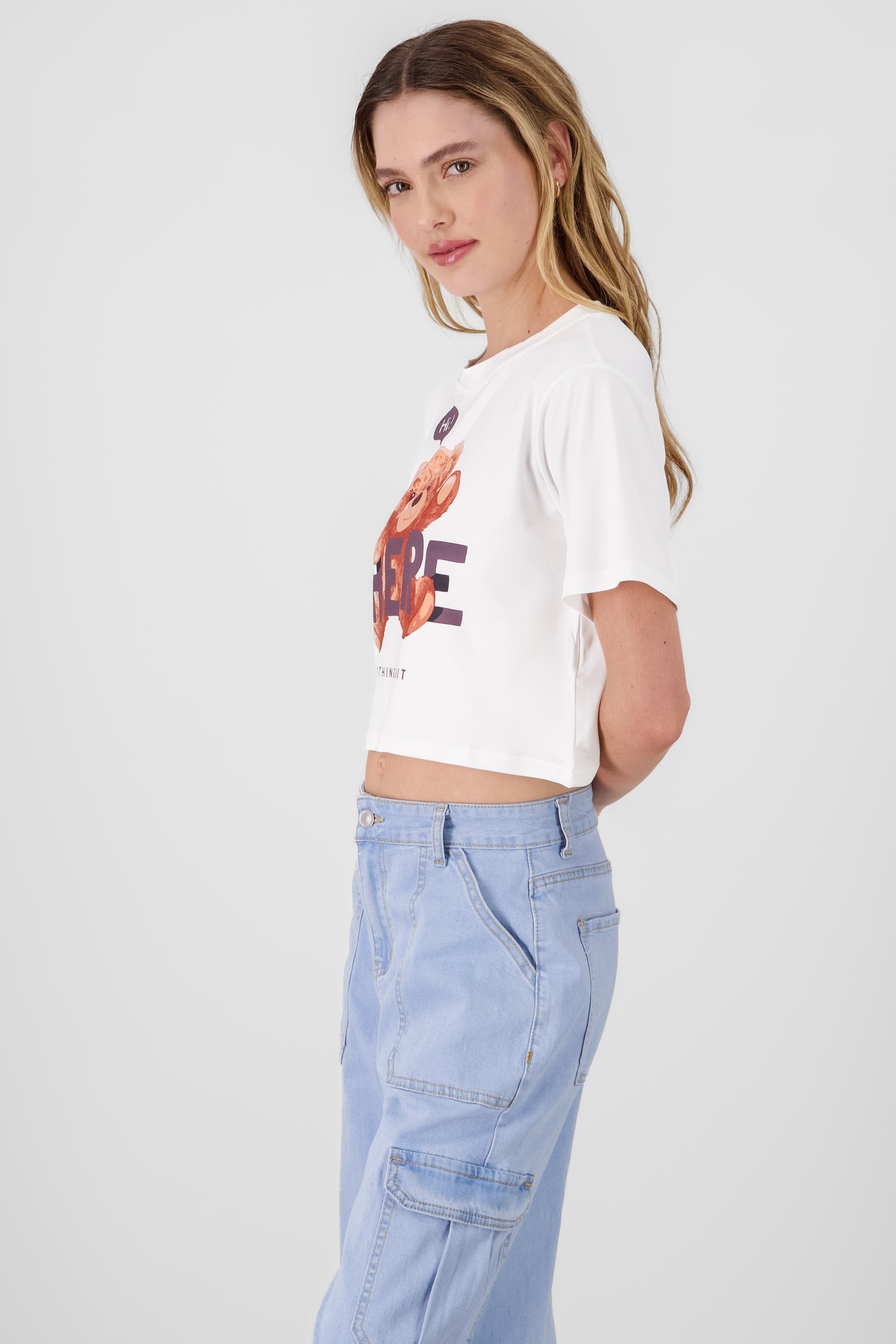 Bear Print T shirt