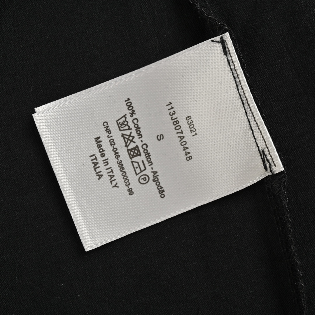 Dior 24ss 1947 signature letter print short sleeve