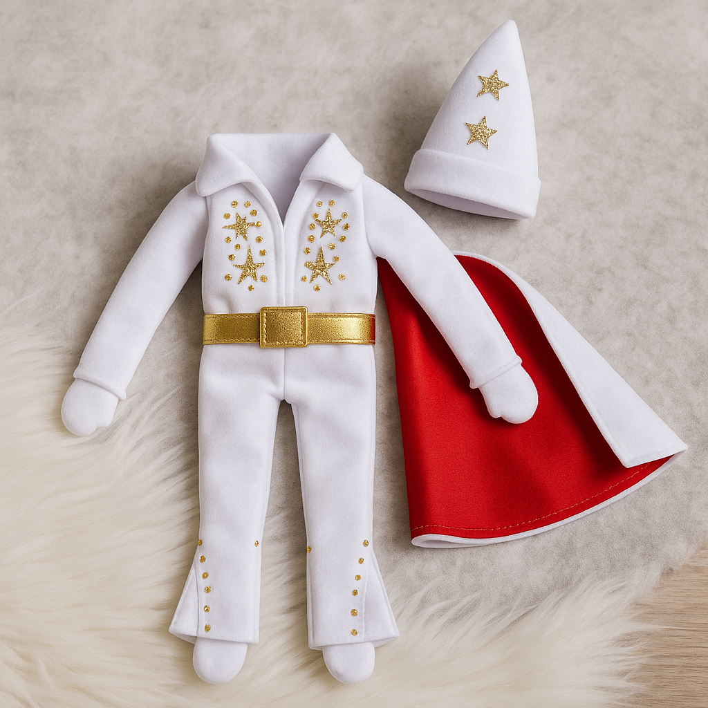 The King of Rock Clothes for Christmas Elf