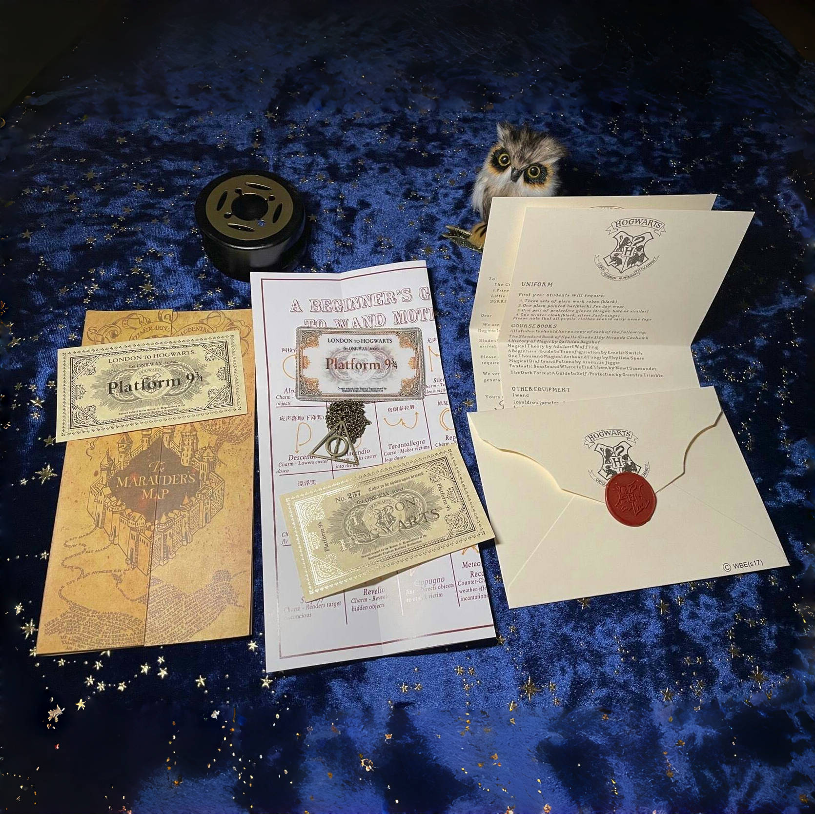 Wizard Letter Set (Including 6 Items)