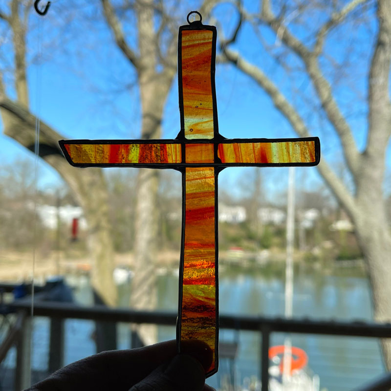 Stained Glass Cross