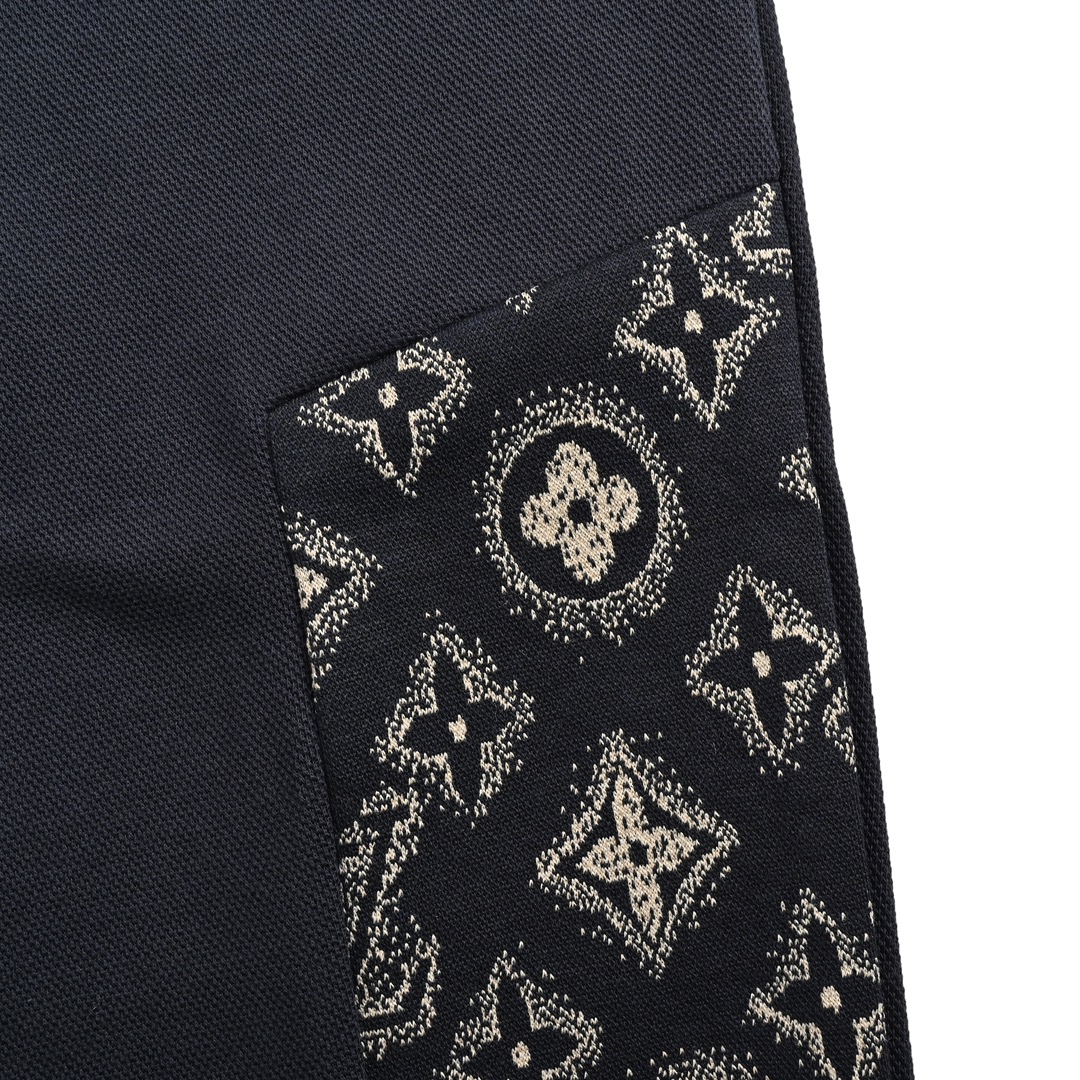Louis Vuitton Allover monogram pattern sports suit trousers