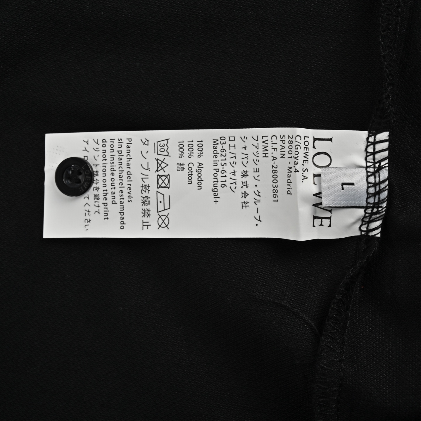Loewe 25ss Pocket Colorful Embroidery Polo Short Sleeve