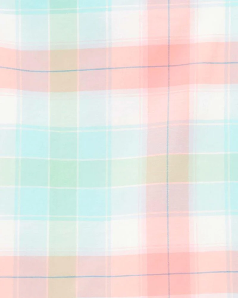 Carter's Plaid Flutter Dress
