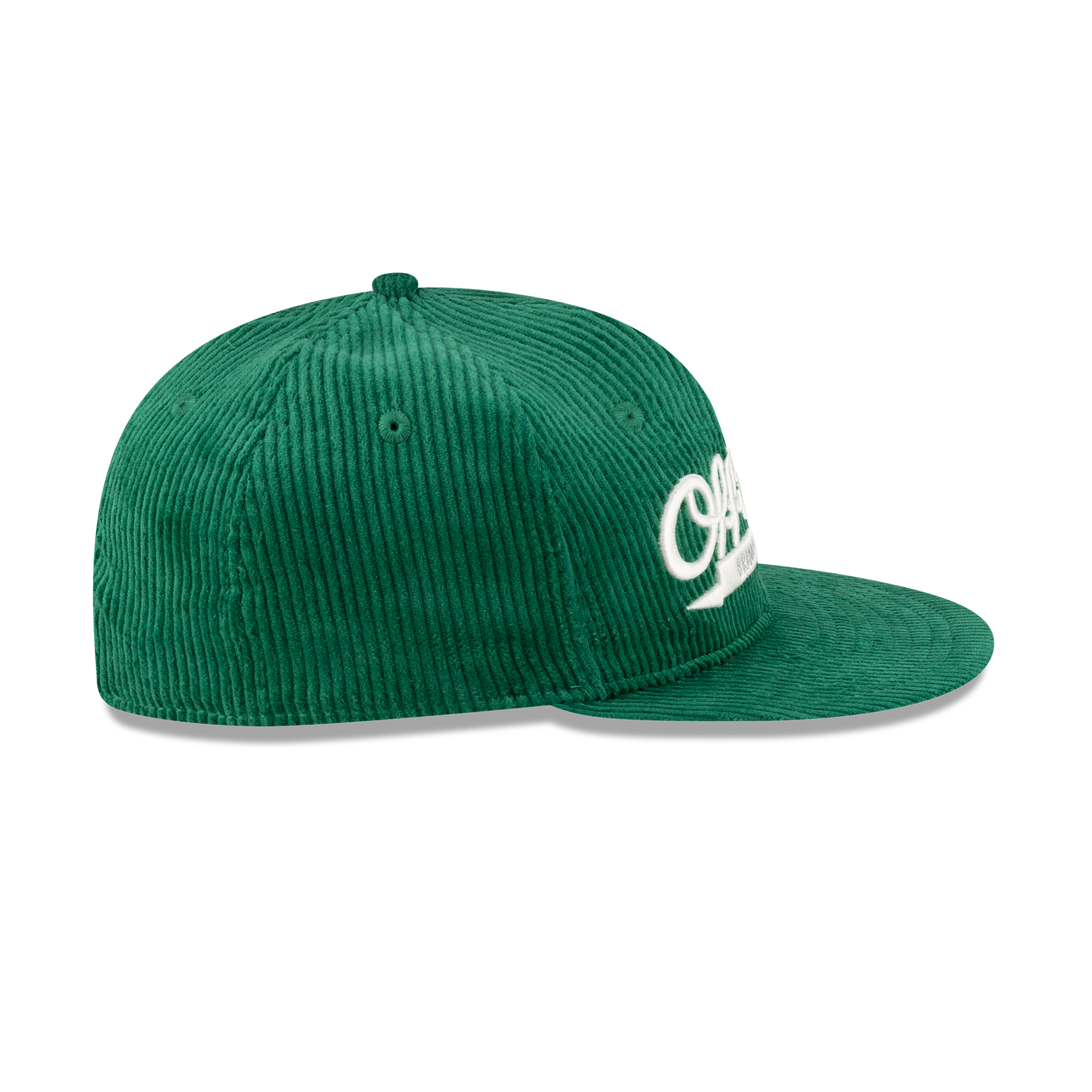 New Era Branded Official Corduroy Kelly Green Retro Crown 9FIFTY Snapback Hat