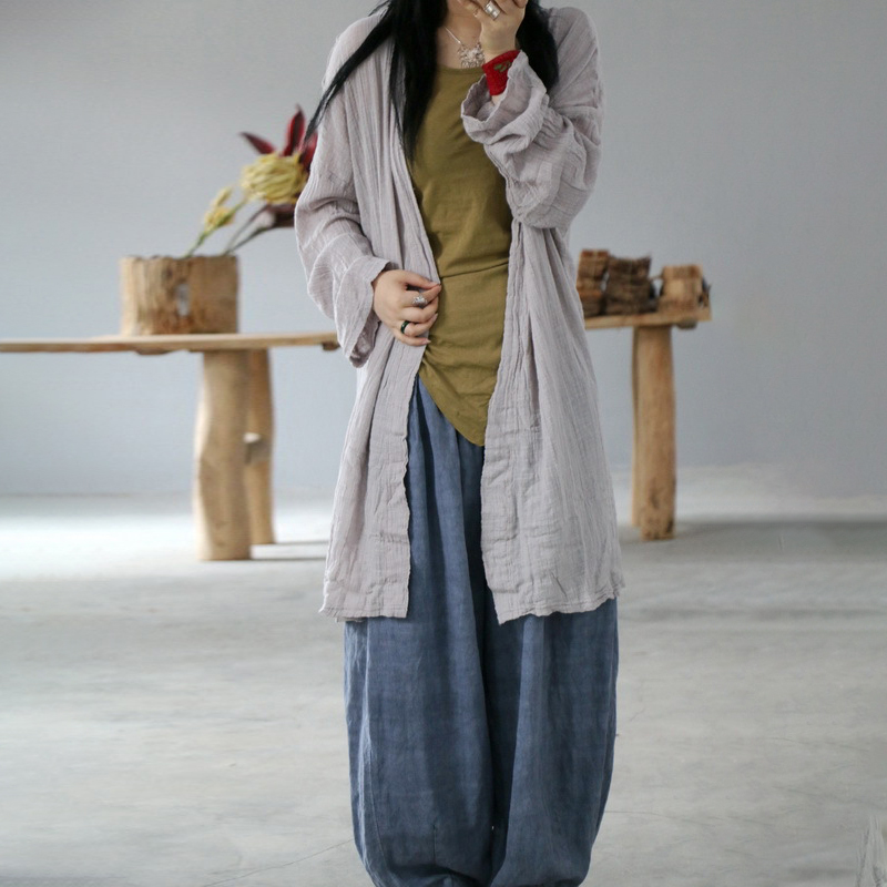 Solid Casual Long Sleeve Comfy Cardigan