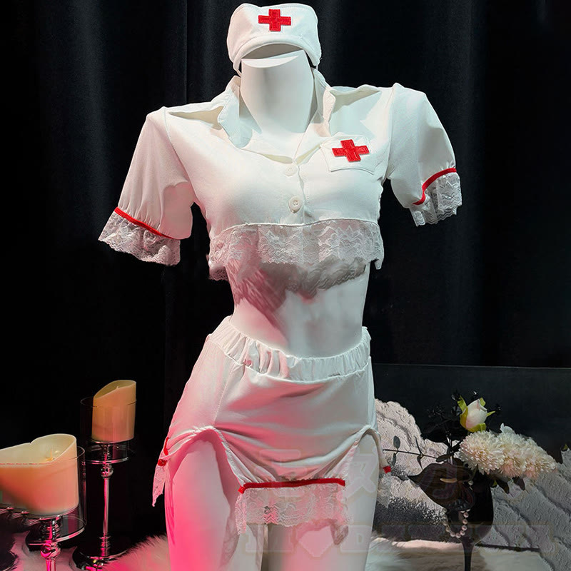Cosplay Nurse Cross Lingerie Set