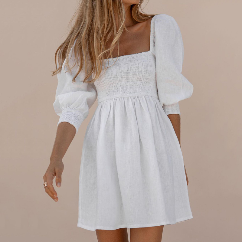 White Mini Dress