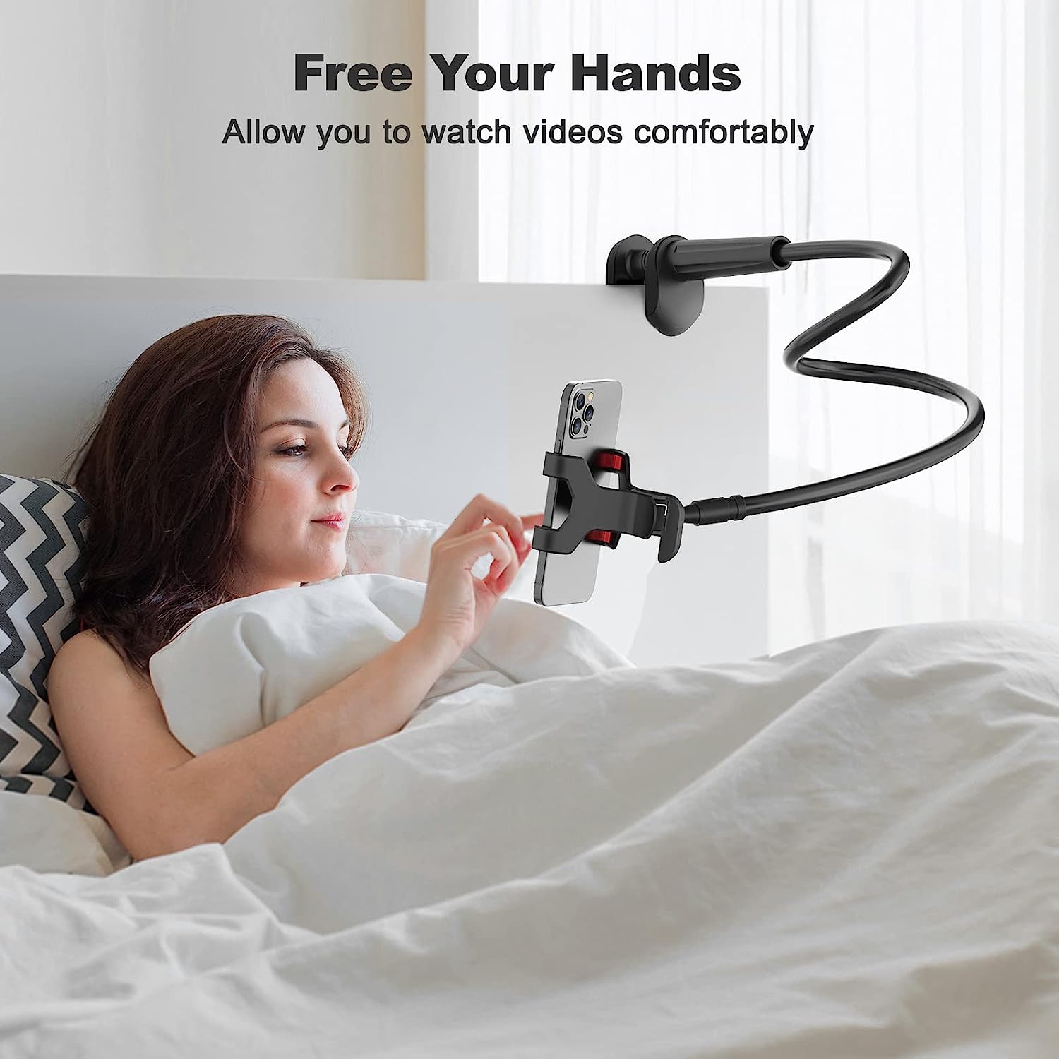 🔥Last Day-[SAVE 50% OFF]--360° Adjustable Flexible Phone Holder-BUY 2 GET 10% OFF & FREE SHIPPING
