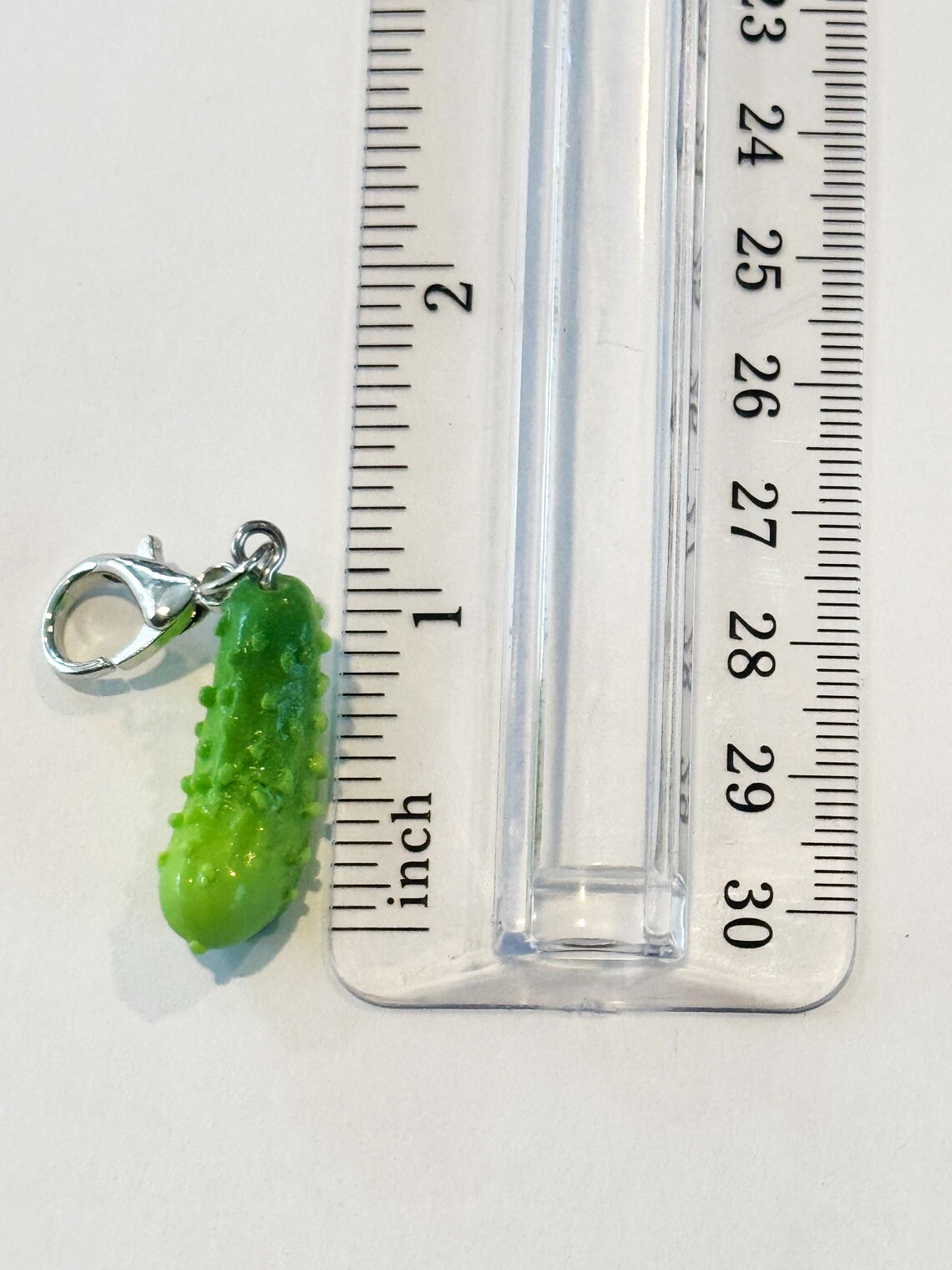 MINI Emotional Support Pickle Keychain