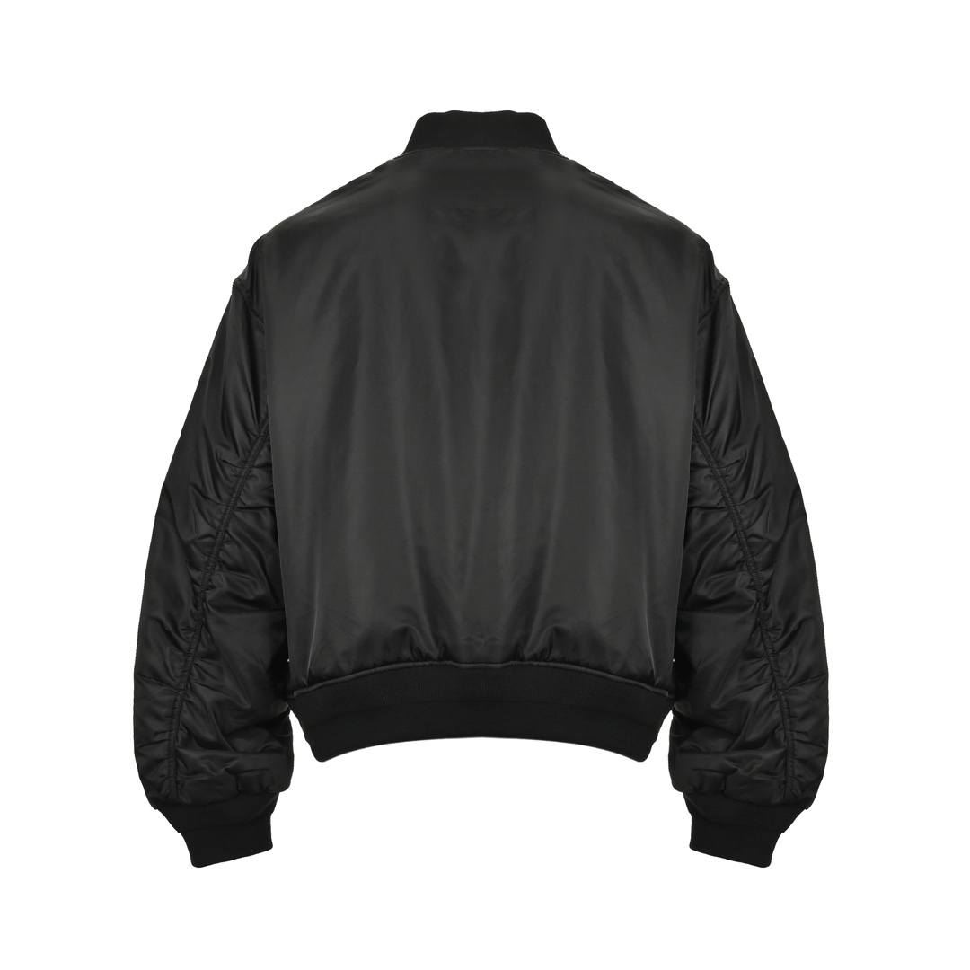 Balenciaga 24Fw Bomber curved letter light flight cotton jacket