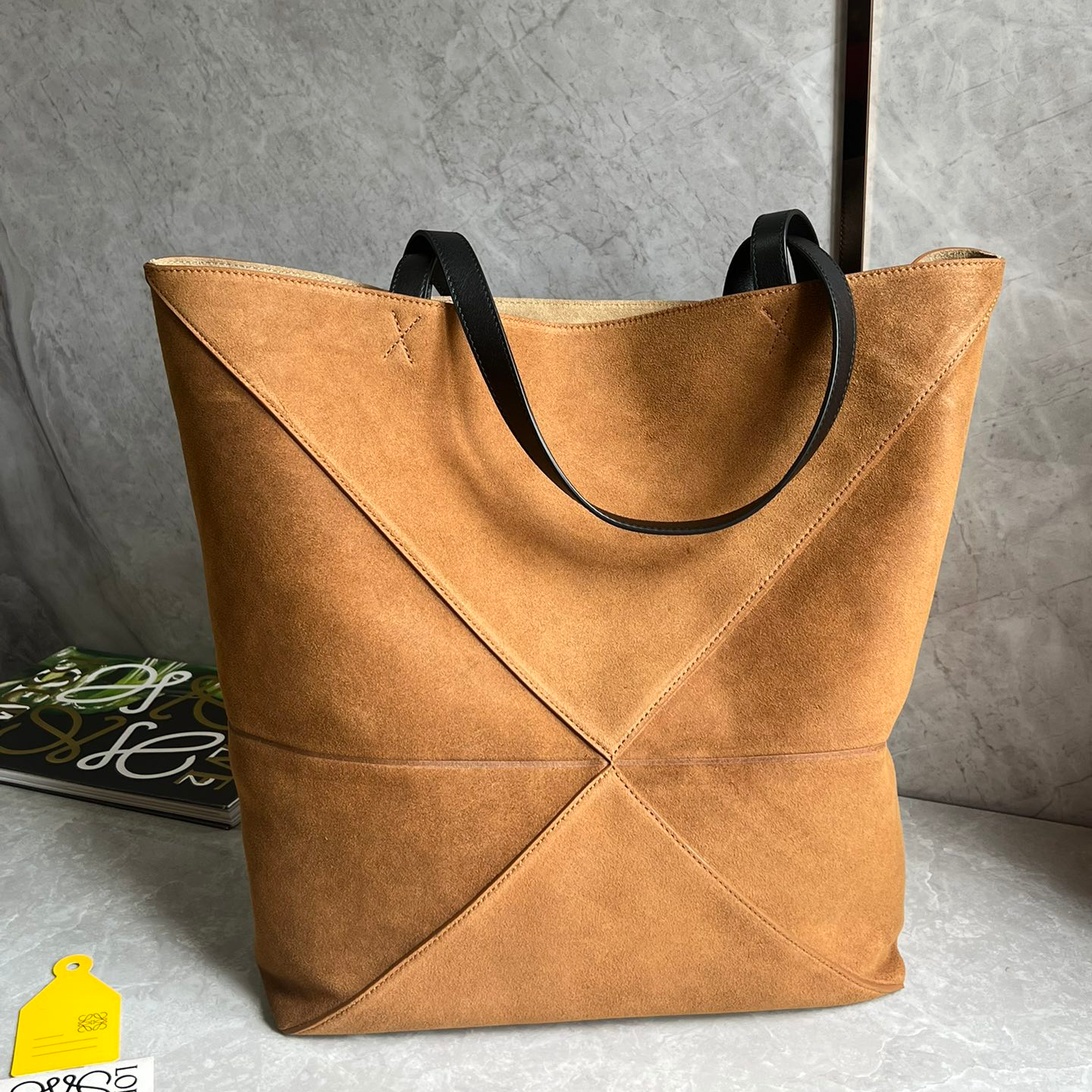 Loewe zzle Fold Large Leather Bag 0692