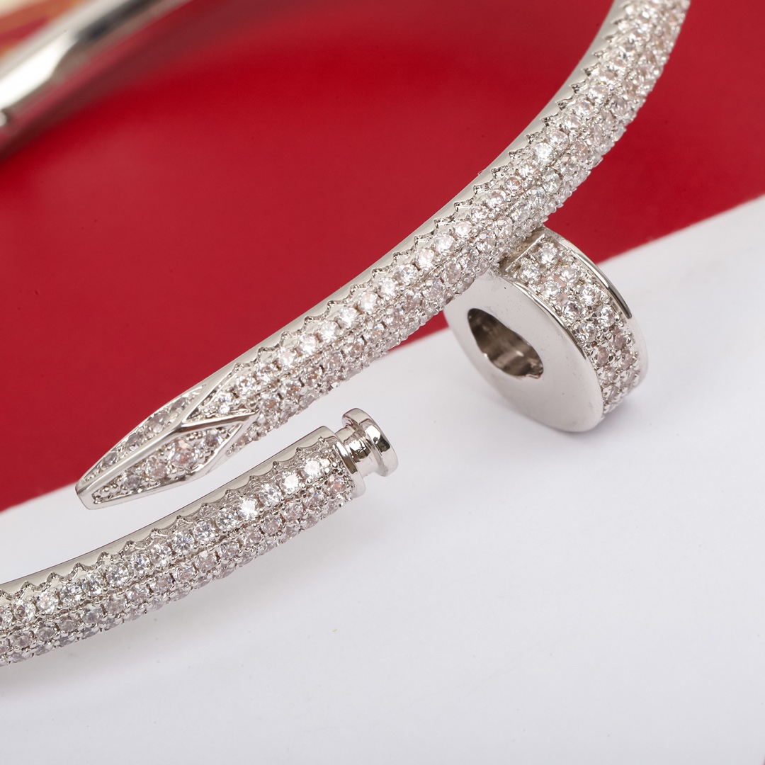Cartier full diamond nail bracelet