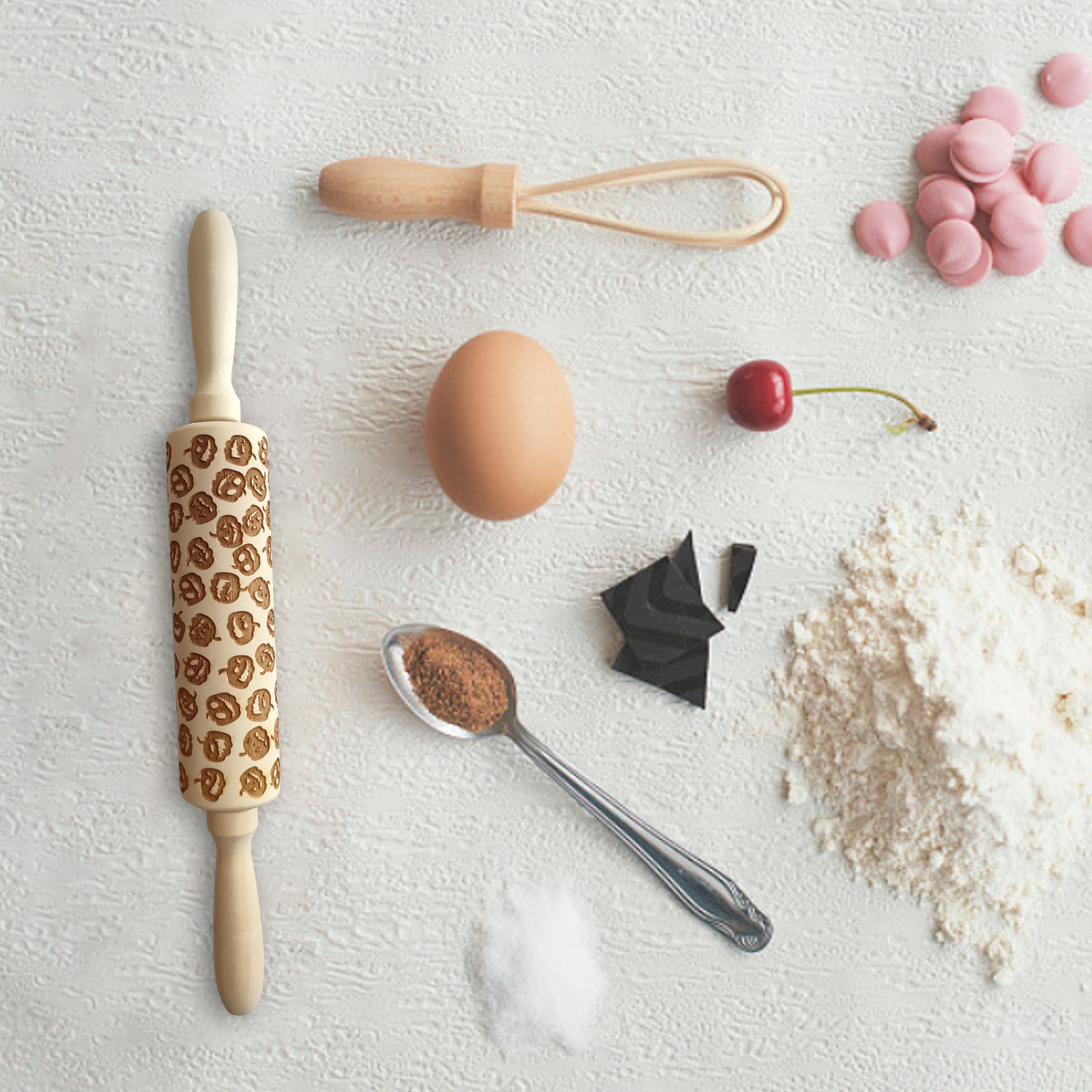 (🎃Early Halloween Hot Sale)PUMPKIN ROLLING PIN