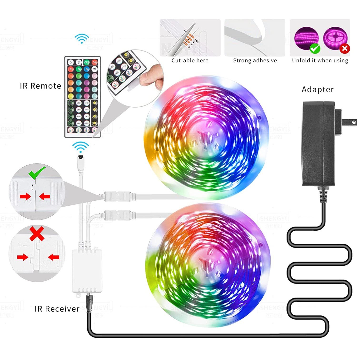 Bluetooth Intelligent Remote Control LED Light Strip