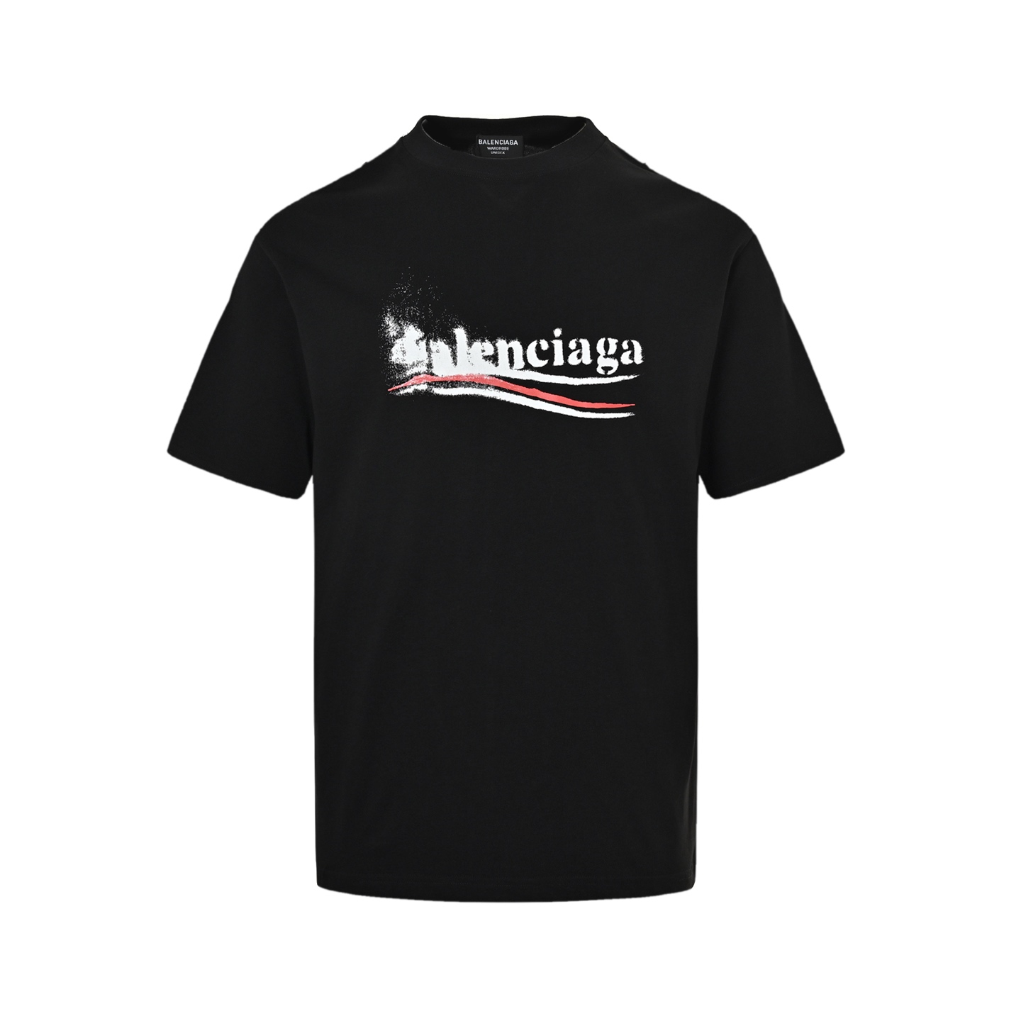Balenciaga 24ss fuzzy cola print short sleeve