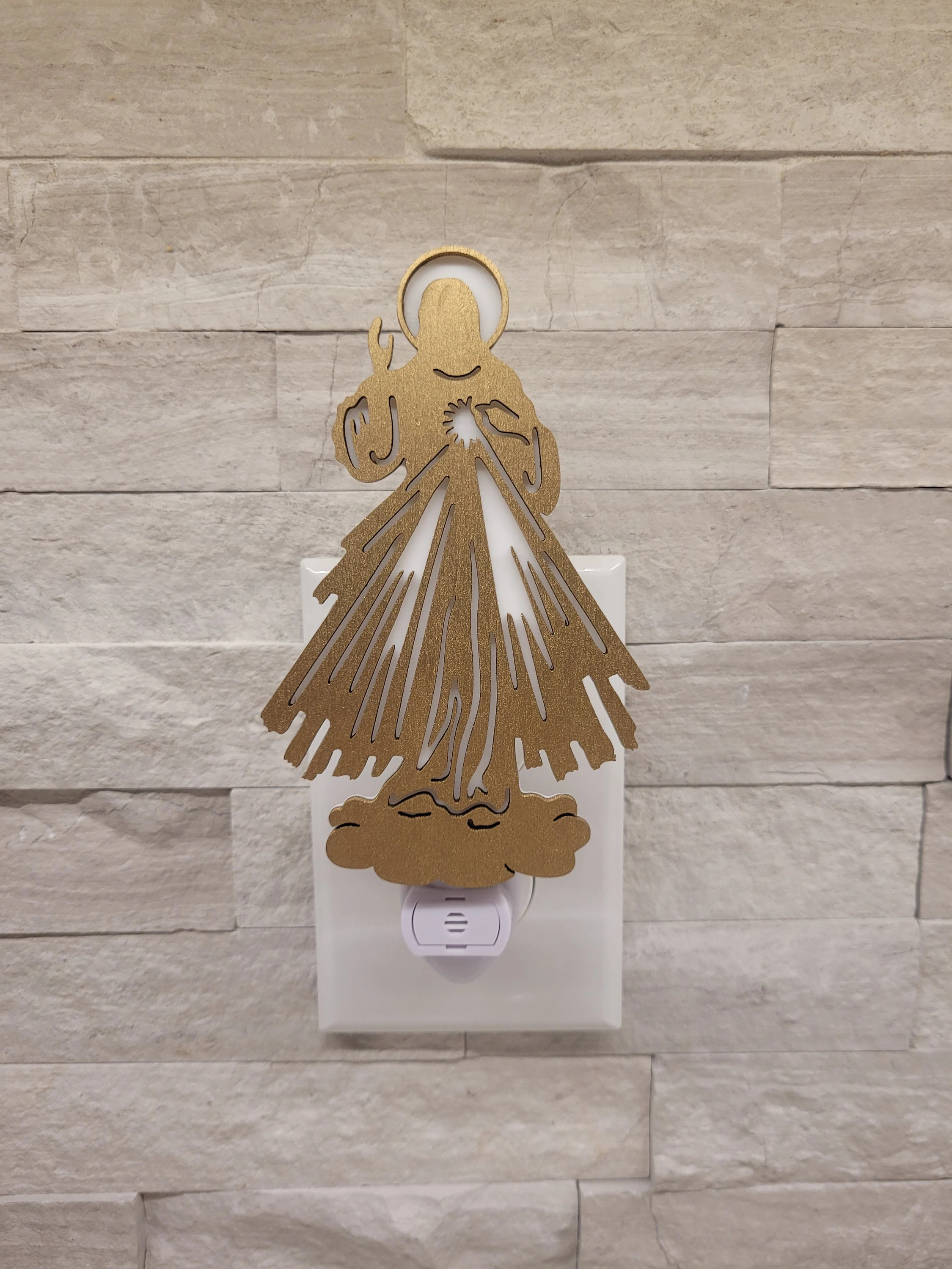 🎄CHRISTMAS ON SALE🌟Divine Mercy Night Light – A Glow of Faith for Your Home!