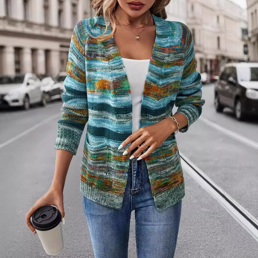 Plus Size Women's Casual Long Sleeve Sweater
