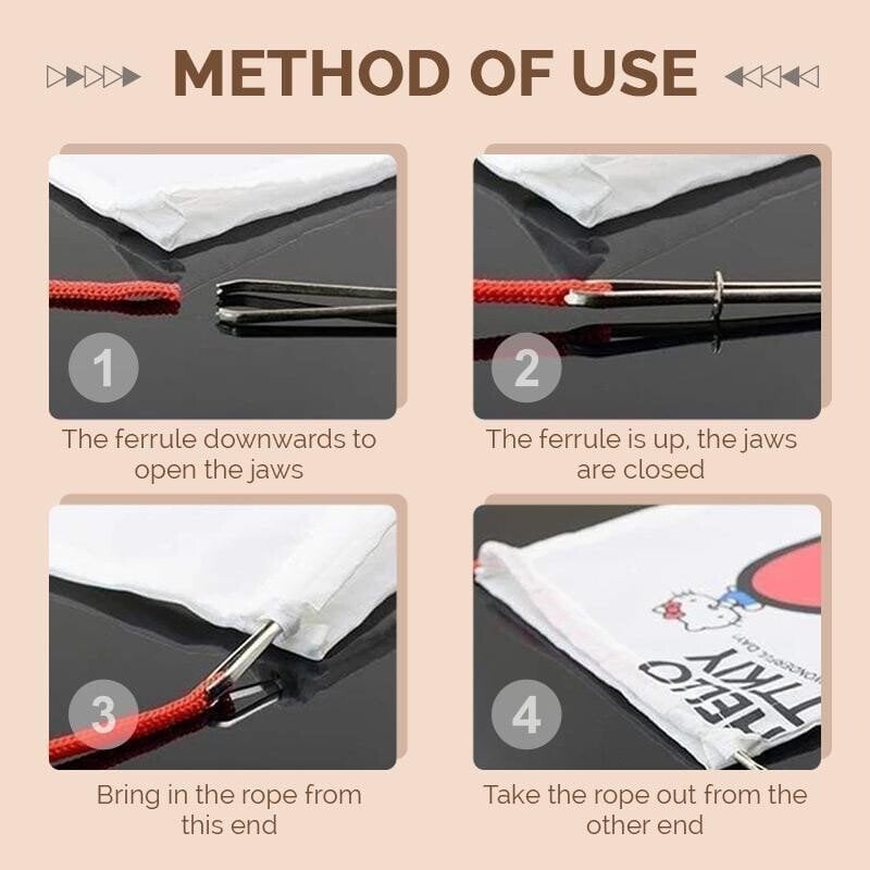 48% OFF - DIY  Rope Threader Clip(🔥🔥BUY 2 GET 2 FREE)